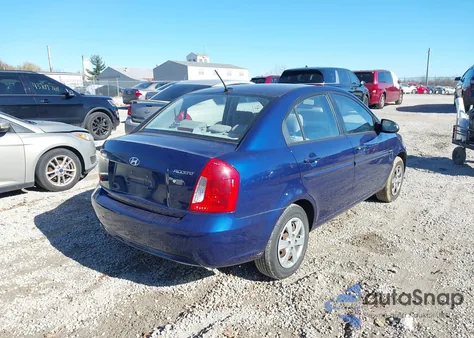 2008 Hyundai Accent Gls from USA, damaged, VIN KMHCN46C68U250298